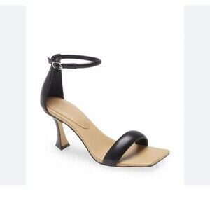 Marc Fisher Ltd Derine Black Ankle Strap Heels Women’s 8.5